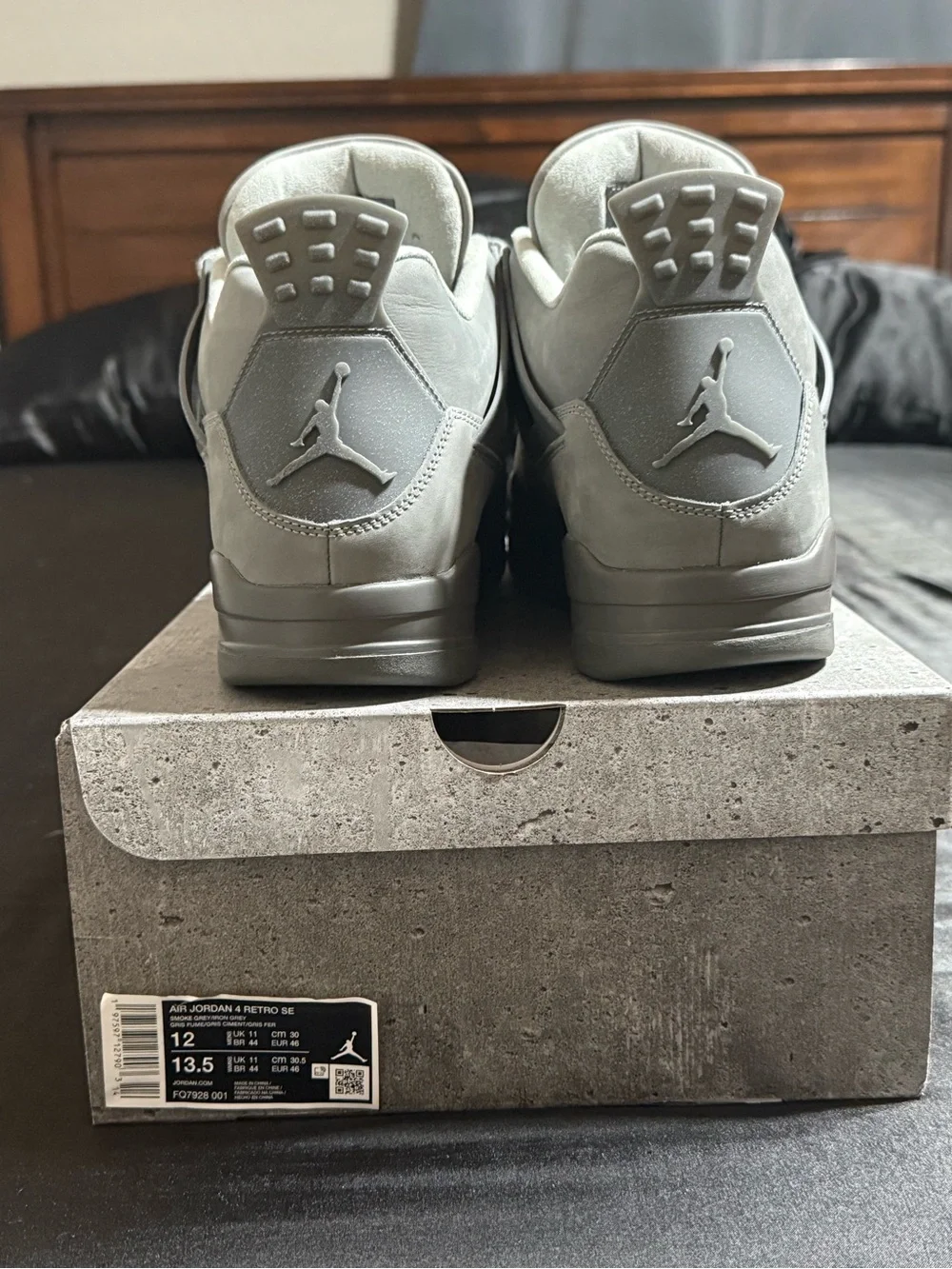 Men's Size 12 - Jordan 4 Retro SE Paris Olympics Wet Cement